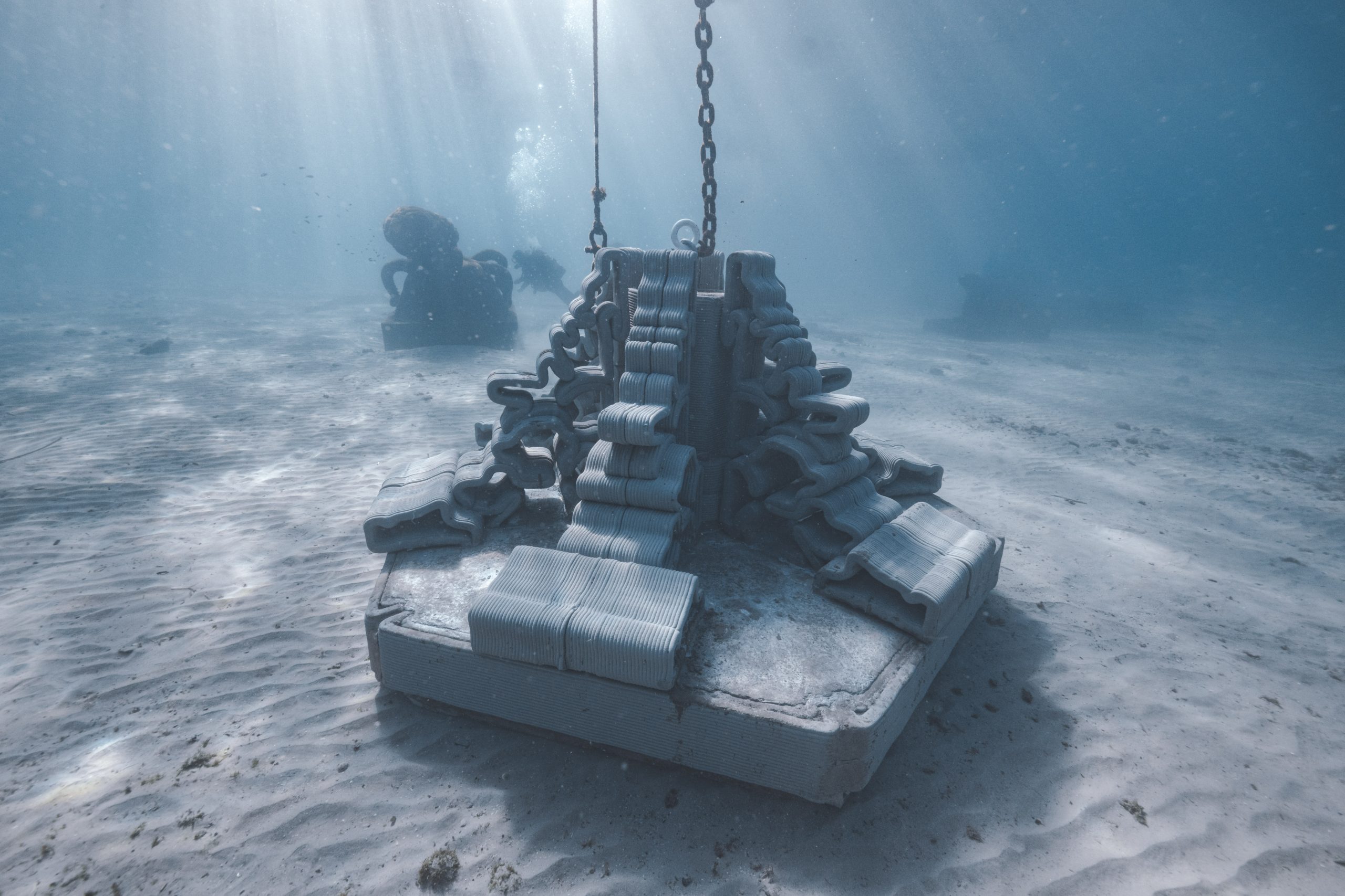 Vicat habille les corps-morts de lests en béton 3D