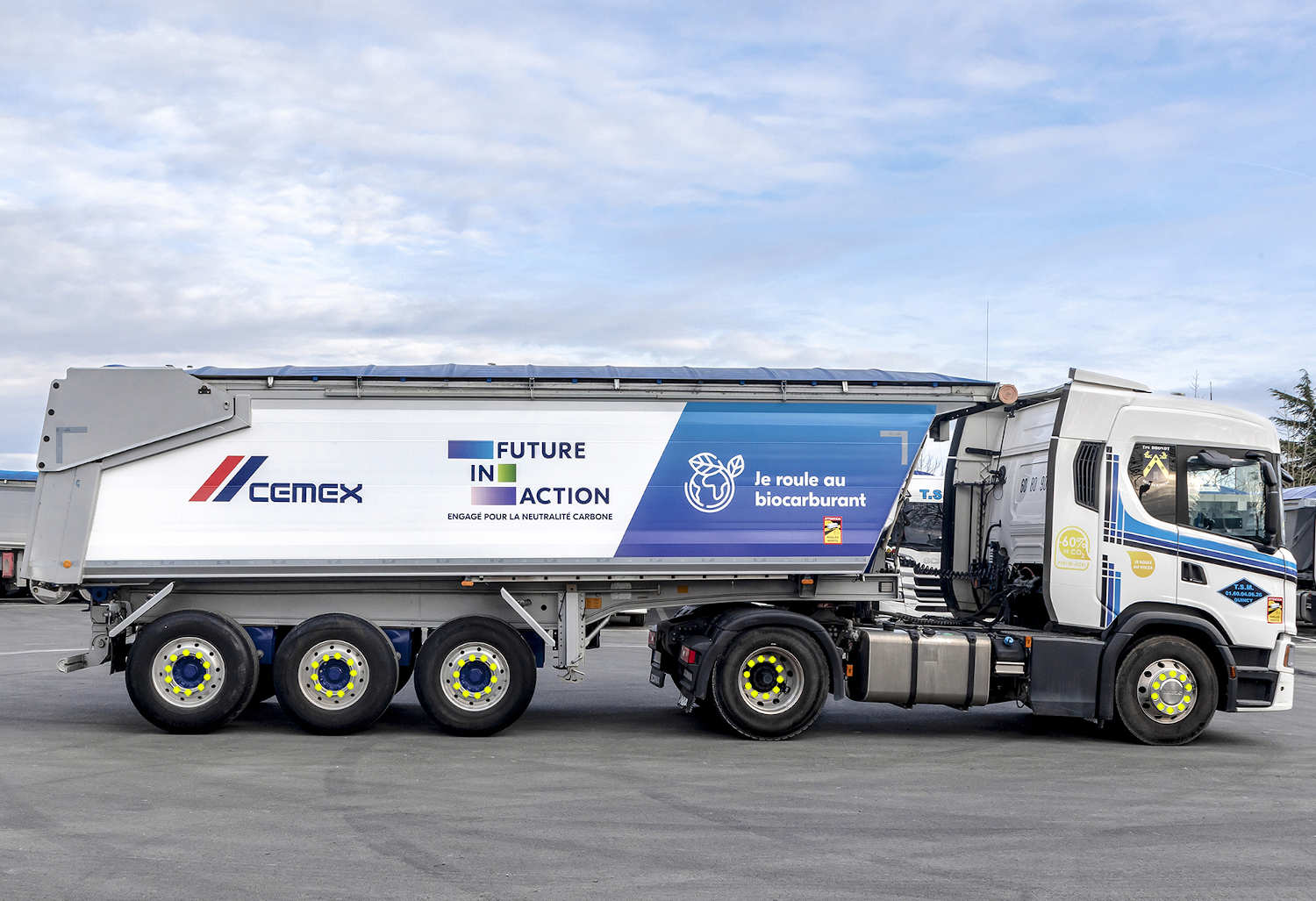 Cemex diminue ses émissions de CO2 liées au transport en France