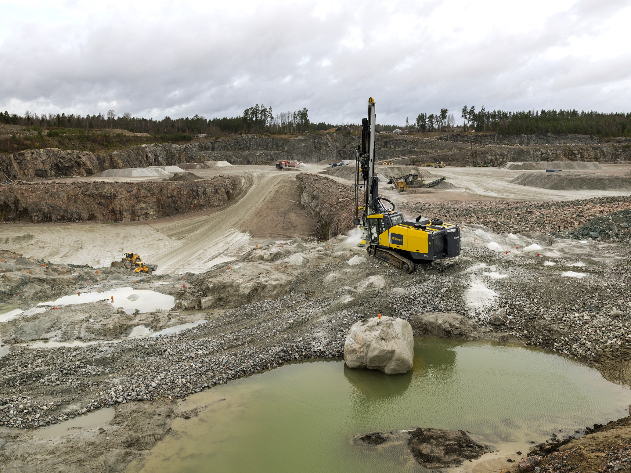 Foration : Epiroc confie les Dom-Tom à Haladjian