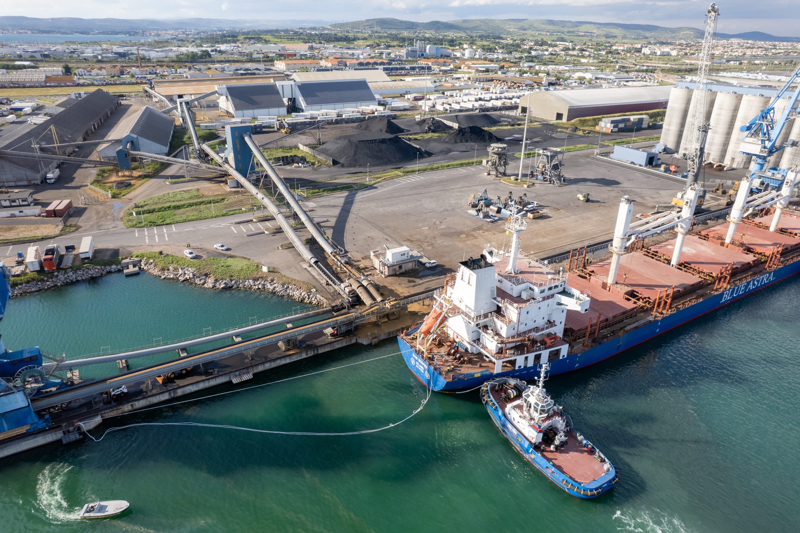 Cem’In’Eu réceptionne 30 000 t de clinker au port de Sète