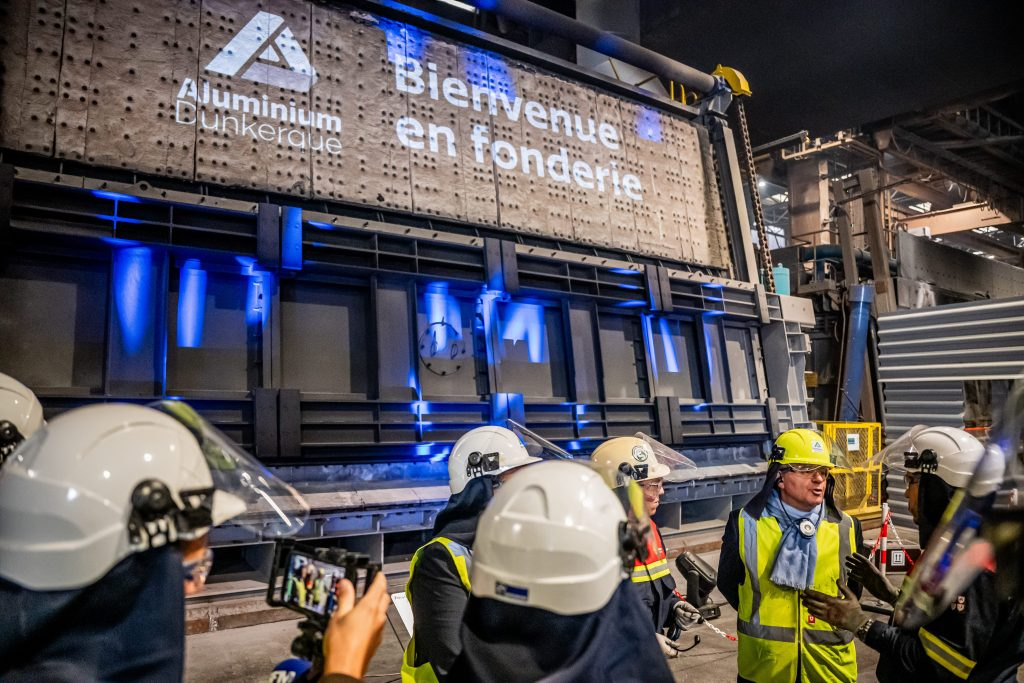 Un nouveau four de recyclage chez Aluminium Dunkerque