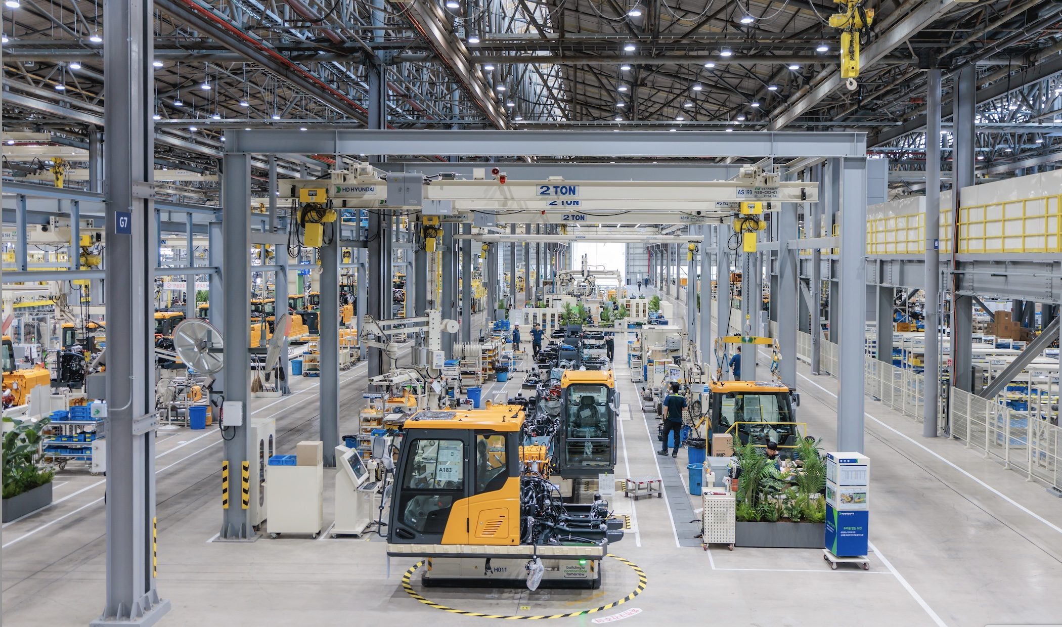 Une nouvelle usine intelligente pour les engins Hyundai