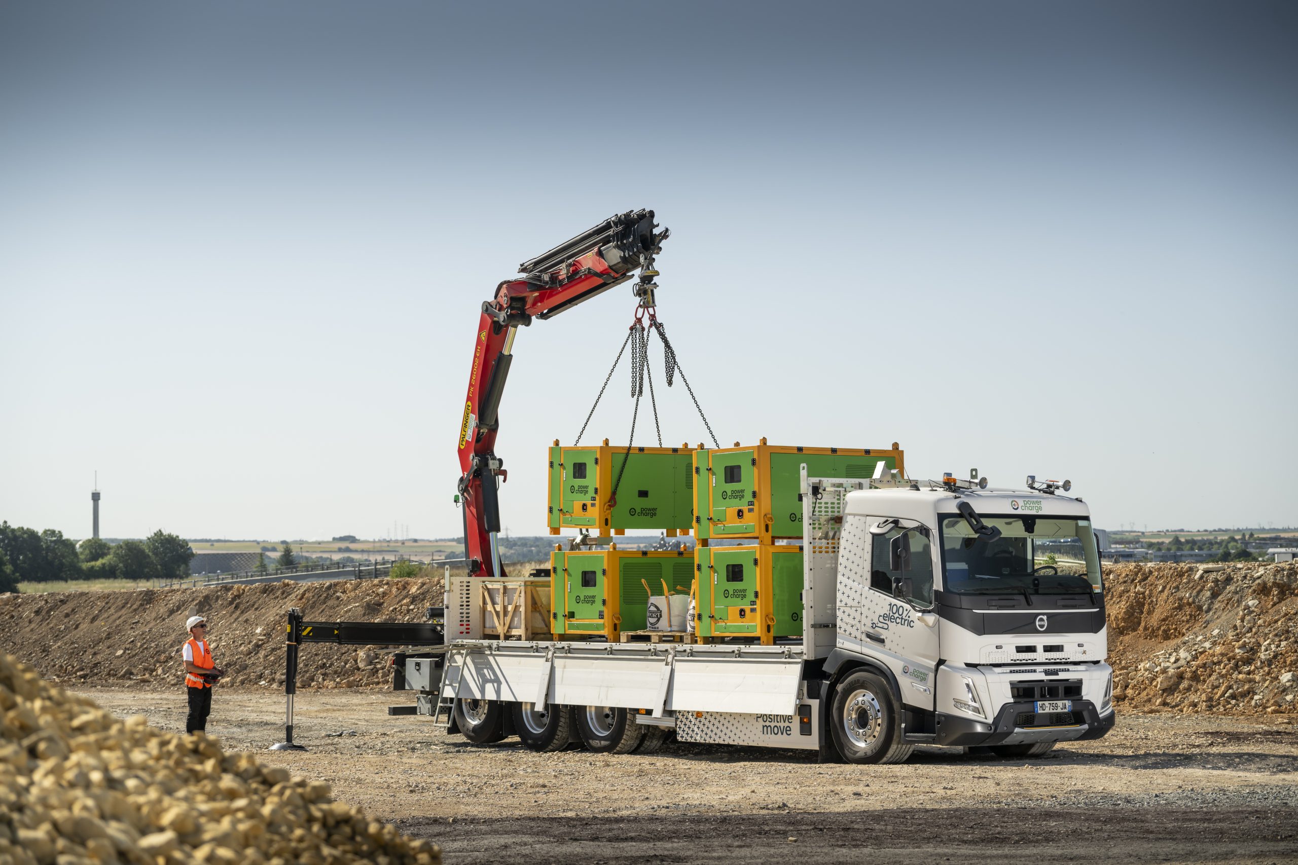 Premier camion électrique livré issu du partenariat EDF-Volvo Trucks