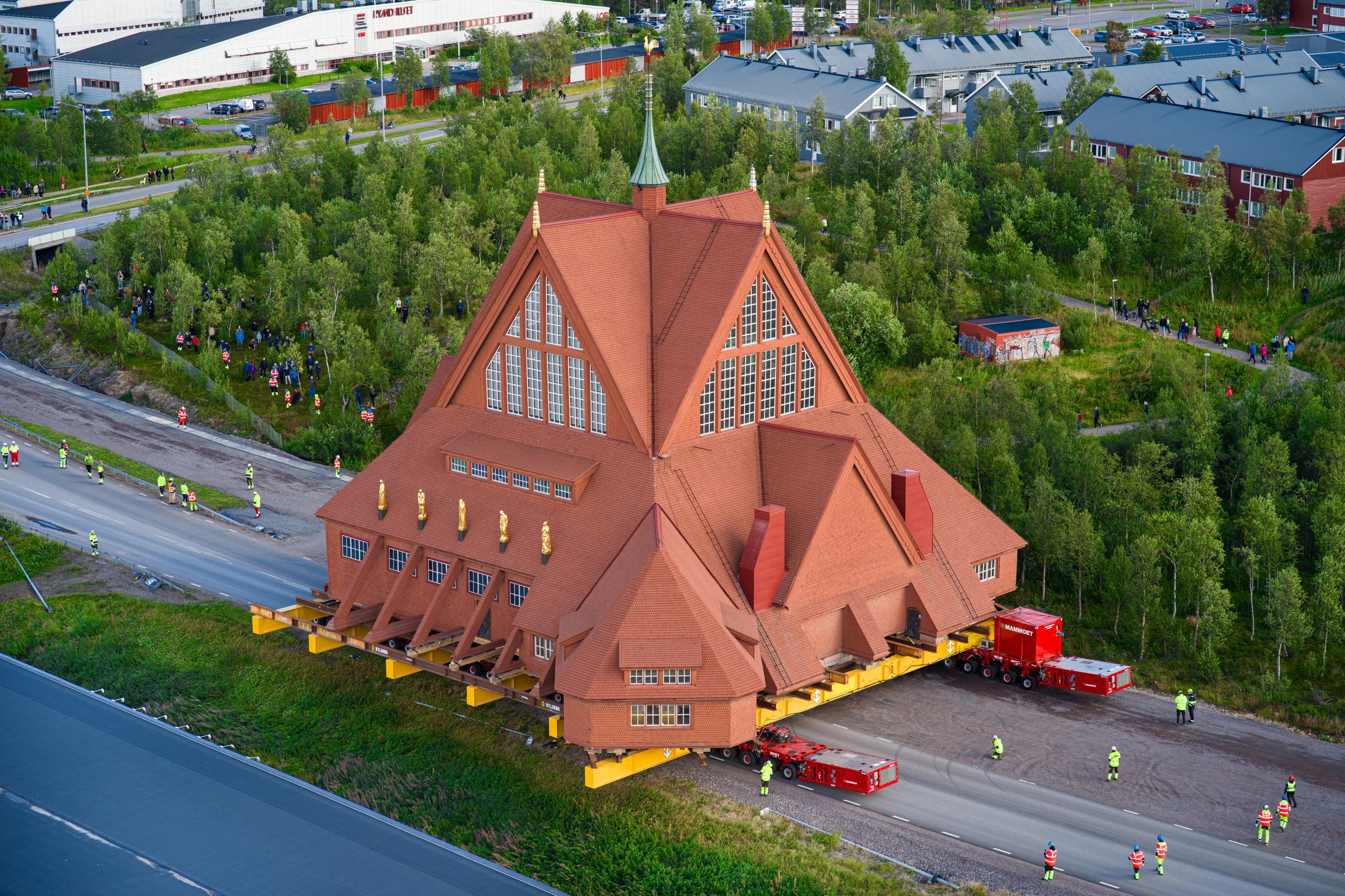 Suède : l&rsquo;église de Kiruna déplacée en raison de l&rsquo;extension de la mine LKAB