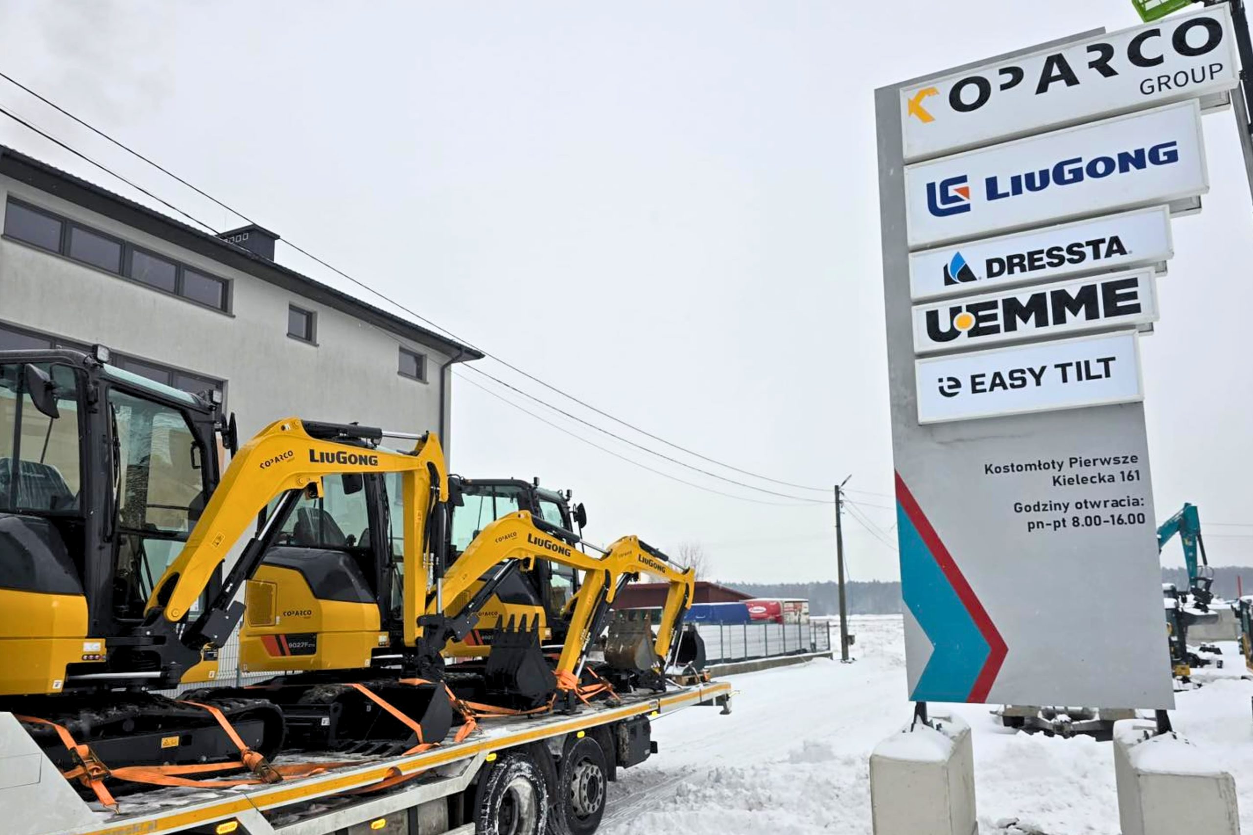 Nouveau concessionnaire Liugong en Pologne