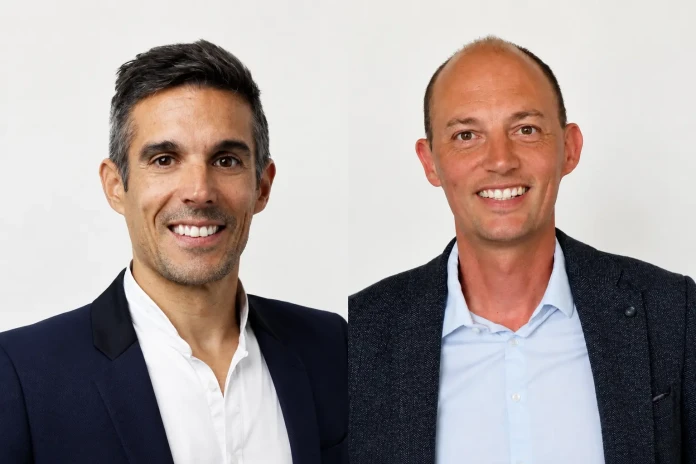 Portraits de Sébastien Bothier et Pierre Besson, nommés directeurs généraux délégués de Nexstone.